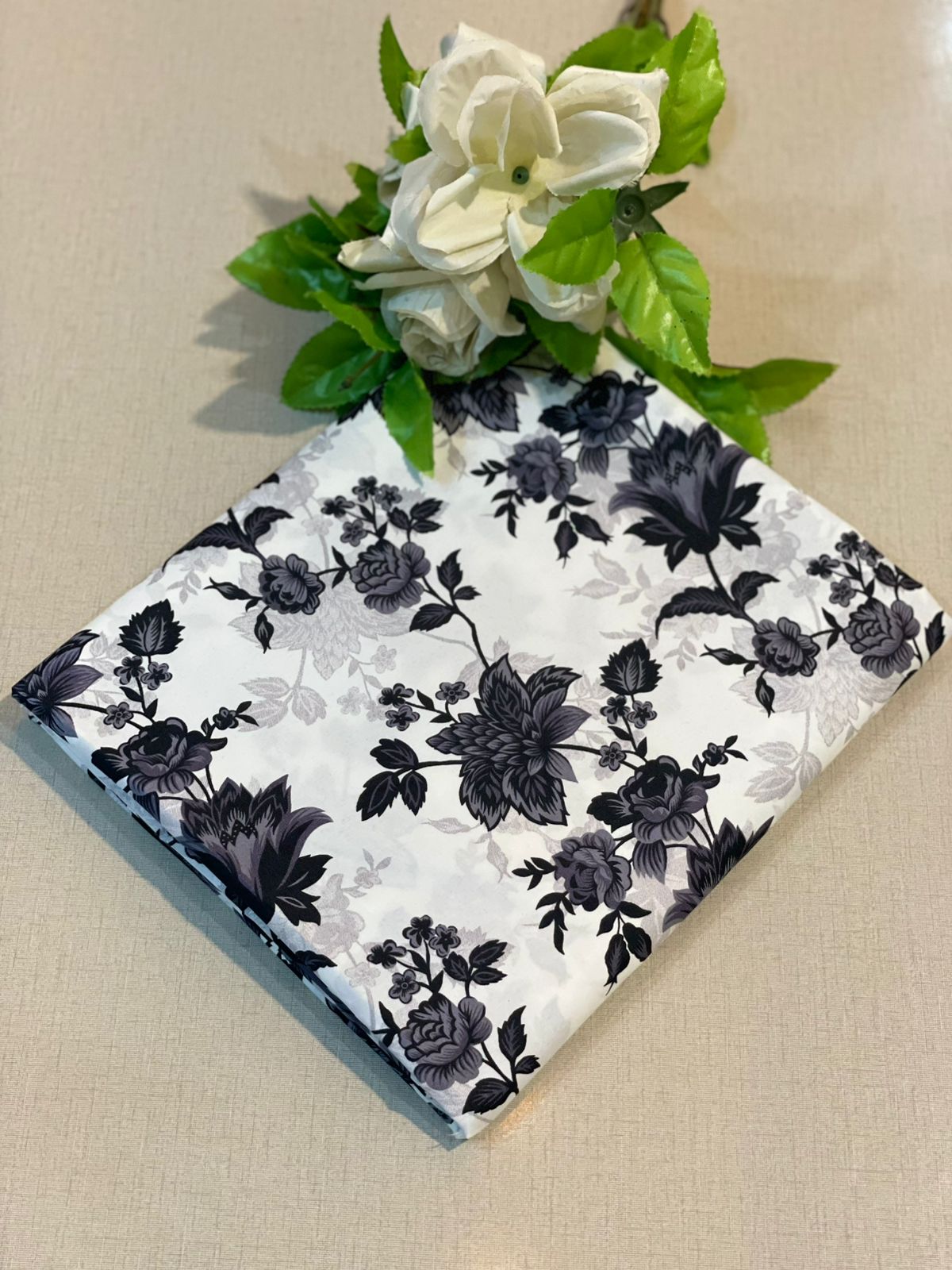 Ladies 2-Piece – Micro Polo Cotton with Floral Print