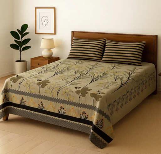 Awesome Cotton Bedsheet 3pc