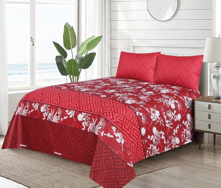 Pleasant Cotton Bedsheet 3pc
