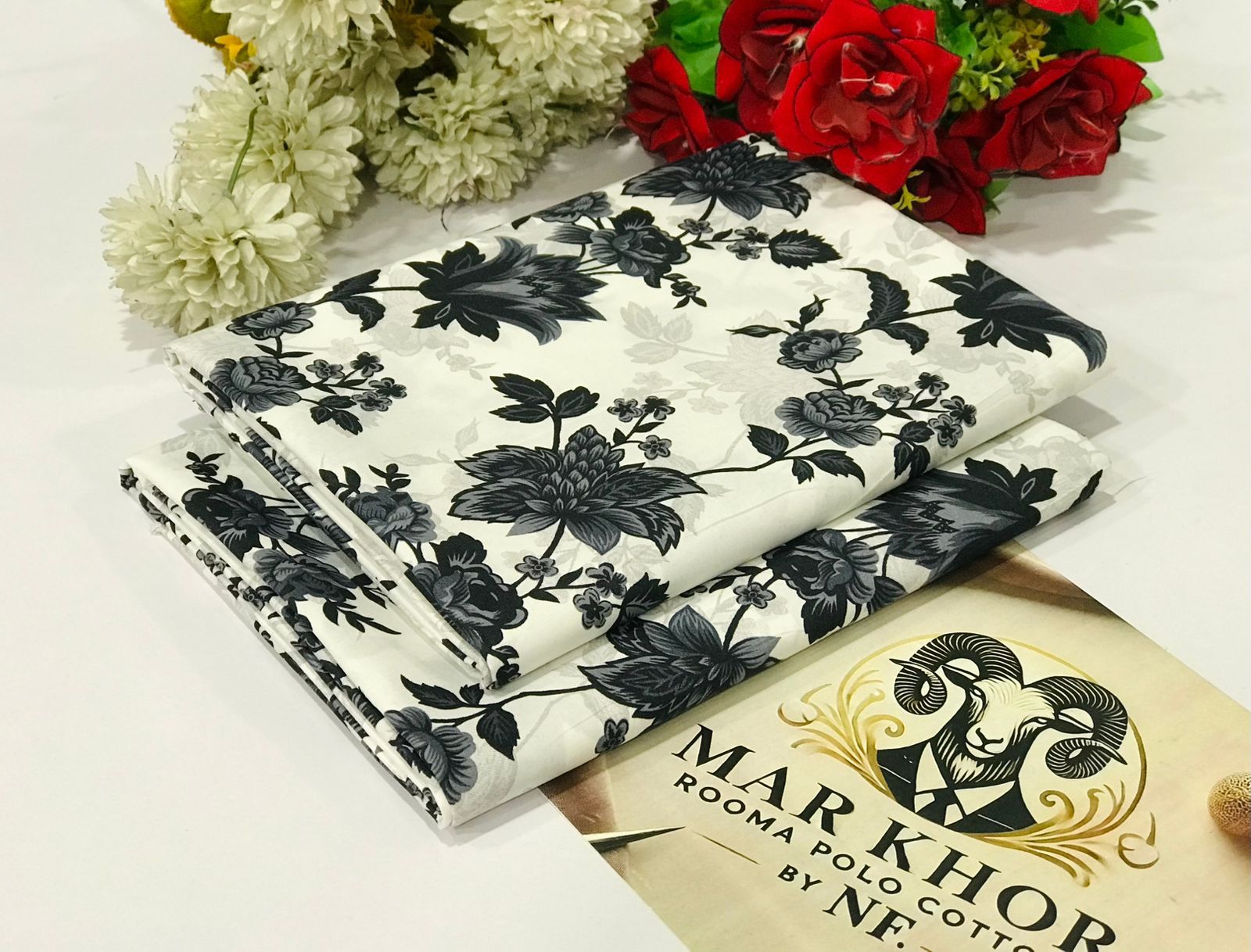 Ladies 2-Piece – Micro Polo Cotton with Floral Print