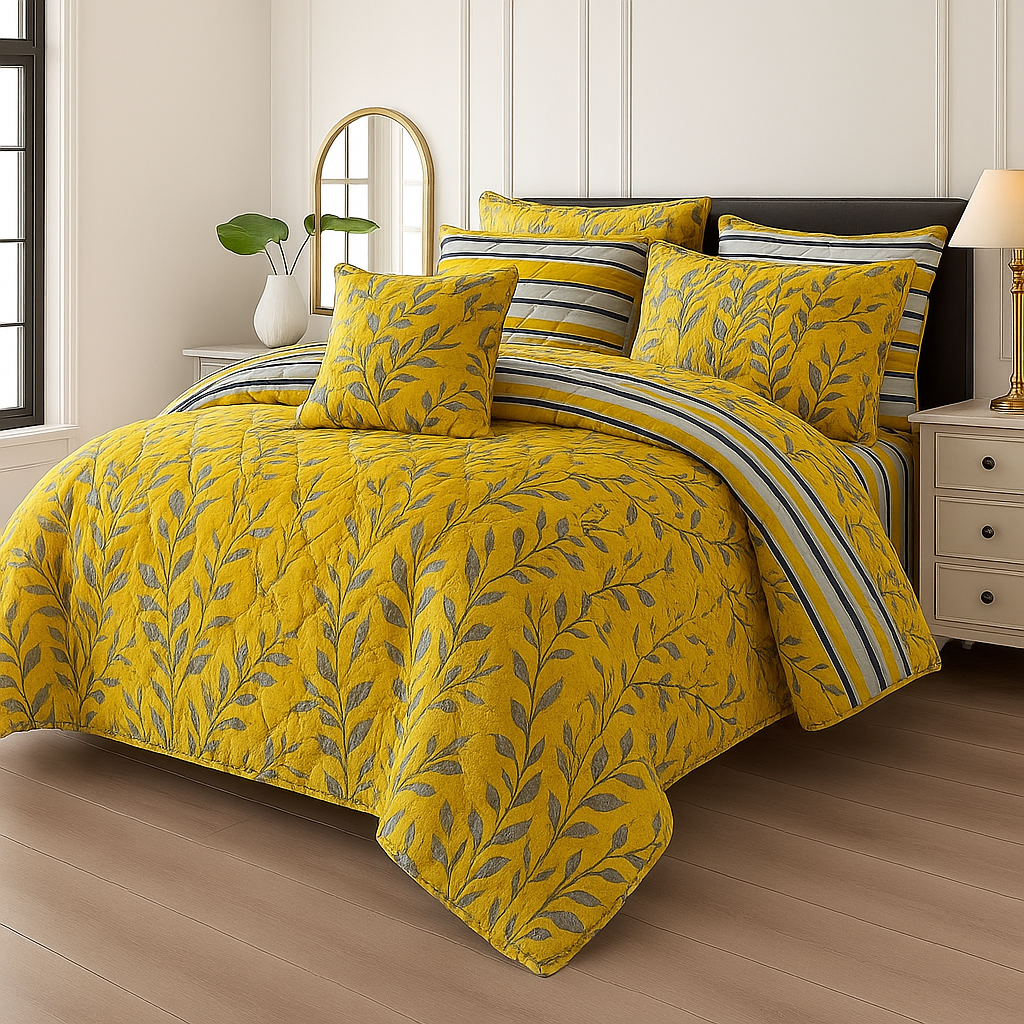 Elegance 7Pc Comfortor Set Cotton