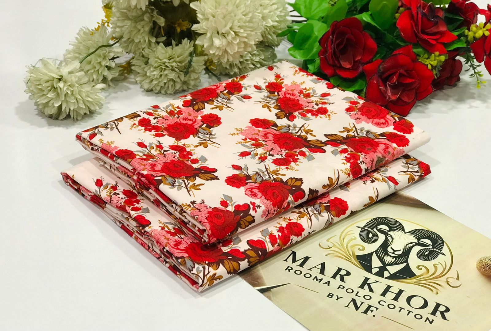 Ladies 2-Piece – Micro Polo Cotton with Floral Print