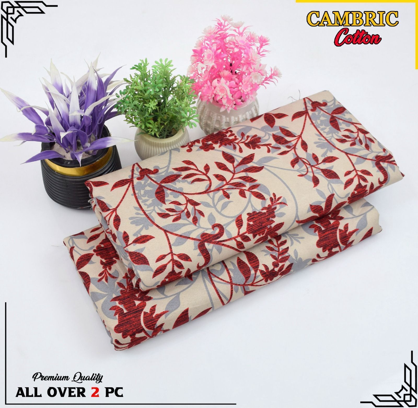 Ladies 2-Piece – Micro Polo Cotton with Floral Print