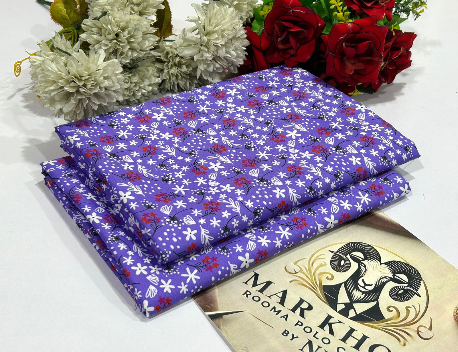 Ladies 2-Piece – Micro Polo Cotton with Floral Print