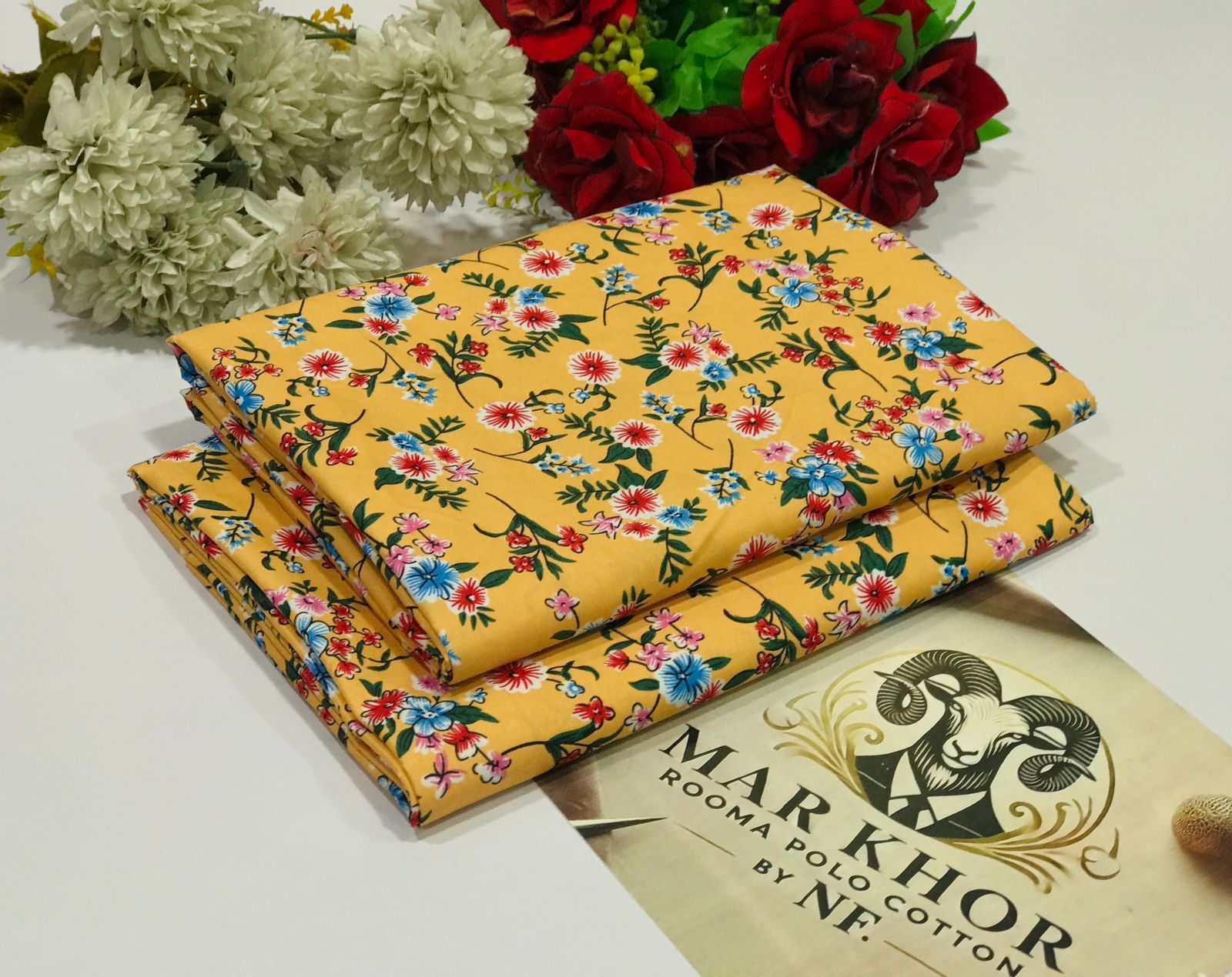 Ladies 2-Piece – Micro Polo Cotton with Floral Print