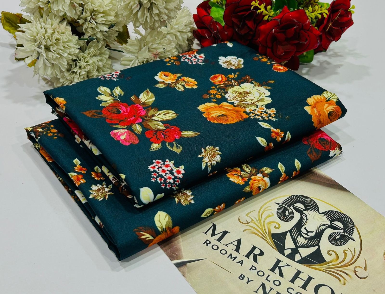 Ladies 2-Piece – Micro Polo Cotton with Floral Print