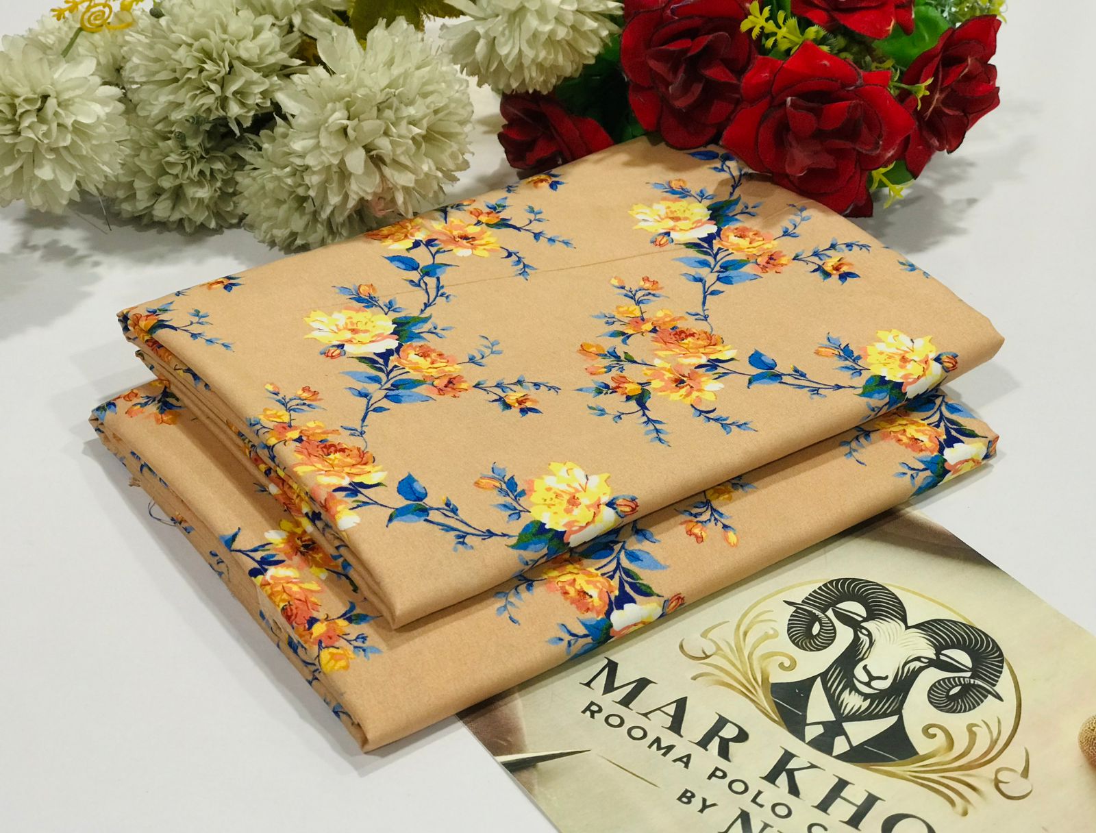 Ladies 2-Piece – Micro Polo Cotton with Floral Print
