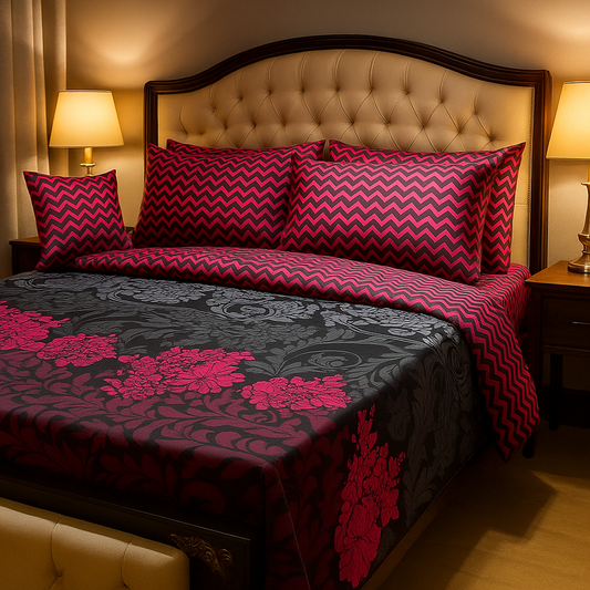 Elegance 7Pc Comfortor Set Cotton