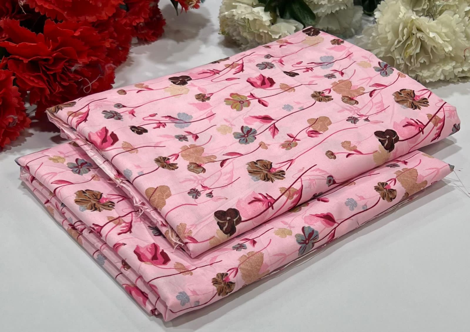 Ladies 2-Piece – Micro Polo Cotton with Floral Print