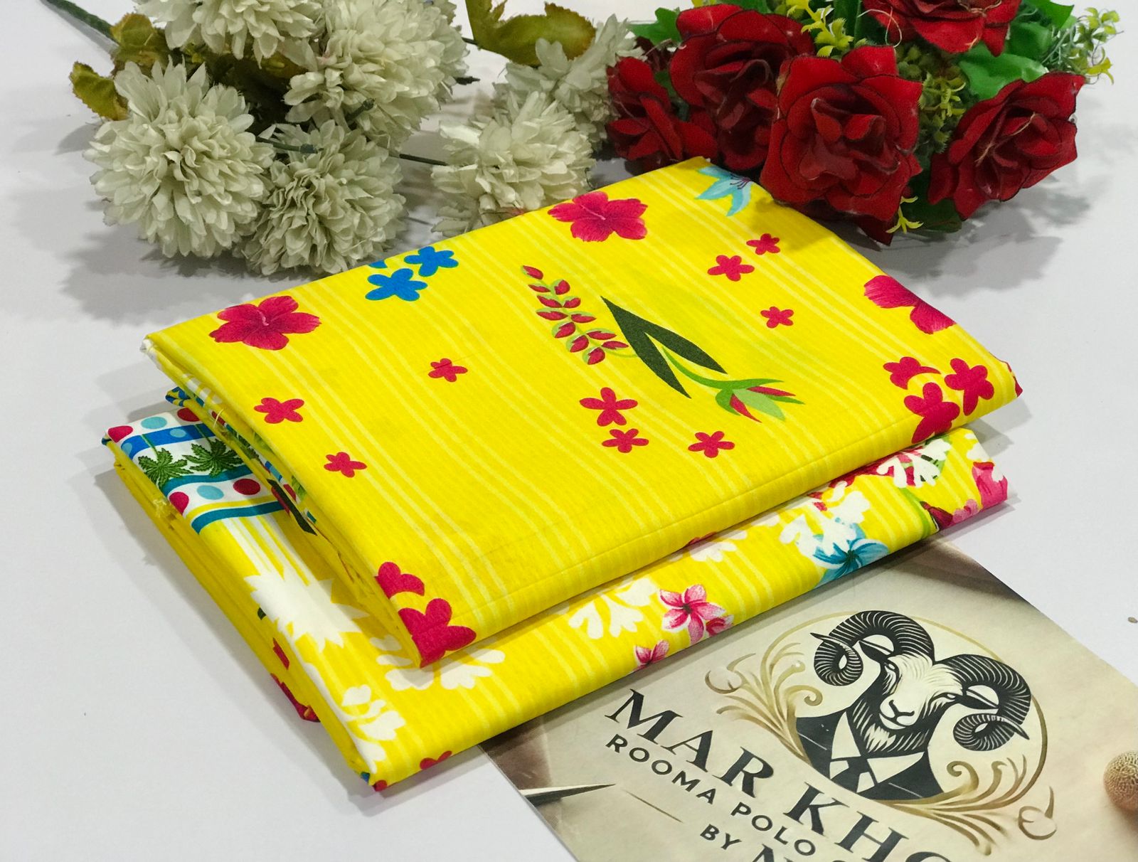 Ladies 2-Piece – Micro Polo Cotton with Floral Print