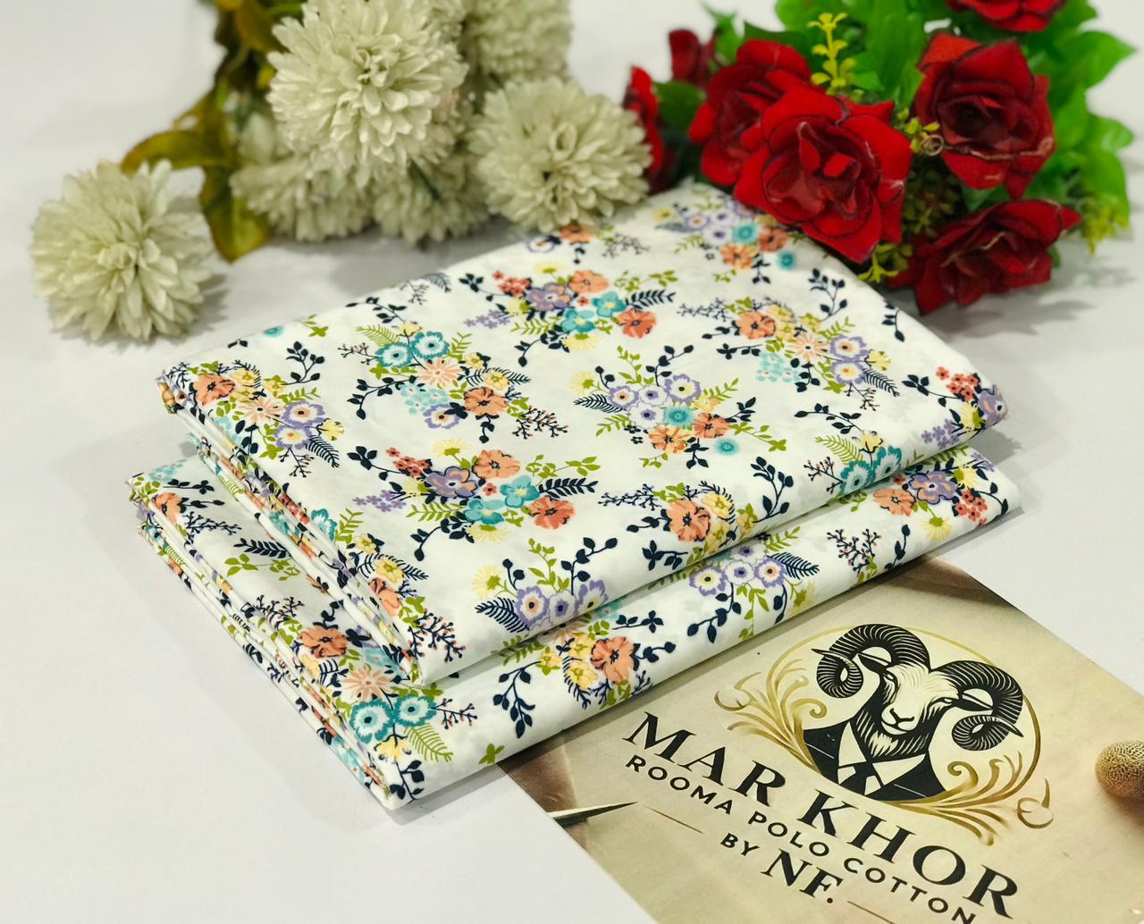 Ladies 2-Piece – Micro Polo Cotton with Floral Print