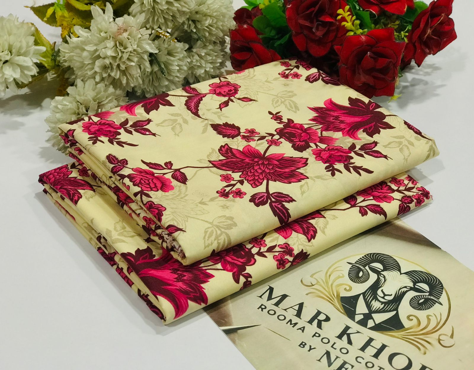 Ladies 2-Piece – Micro Polo Cotton with Floral Print