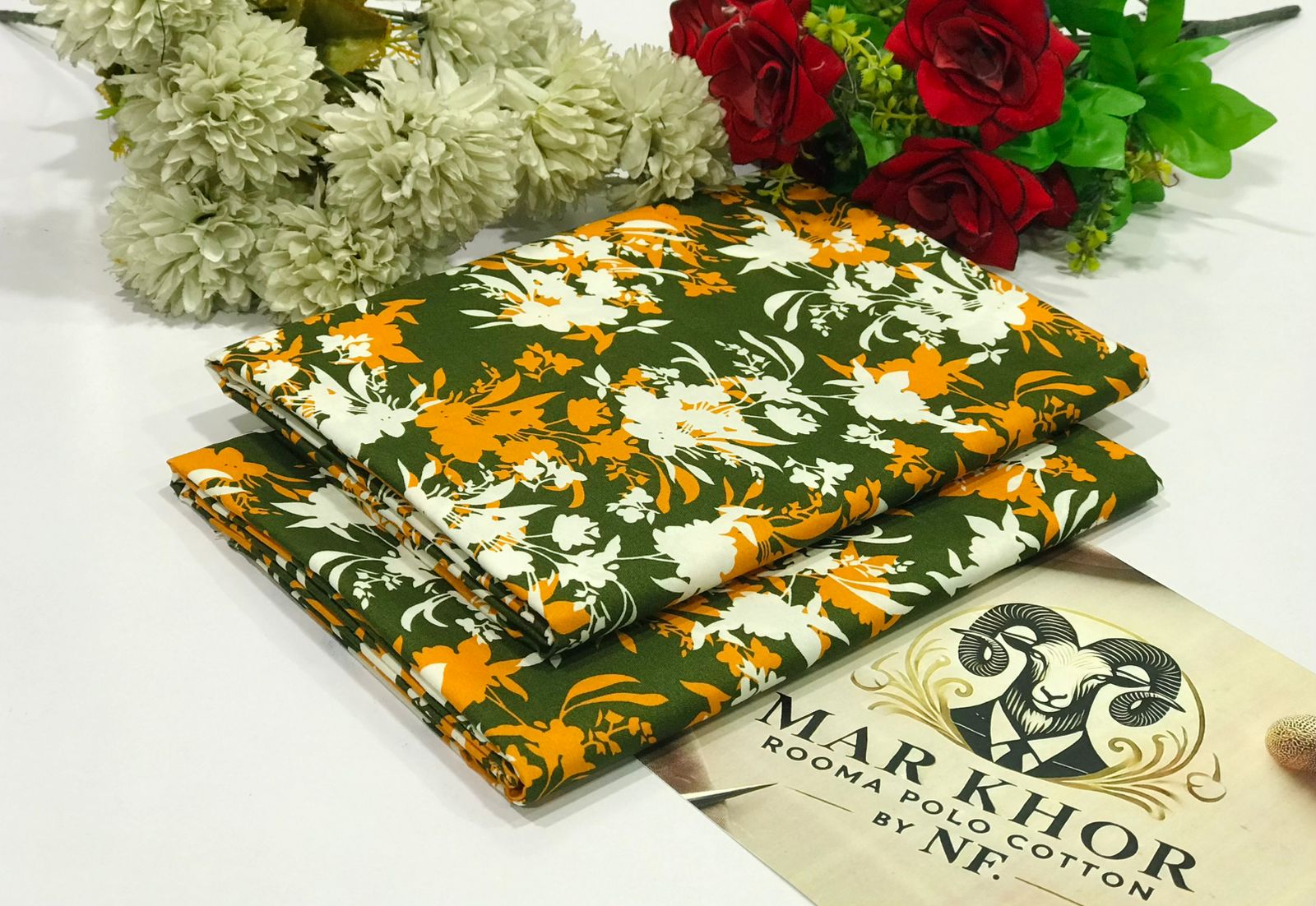 Ladies 2-Piece – Micro Polo Cotton with Floral Print