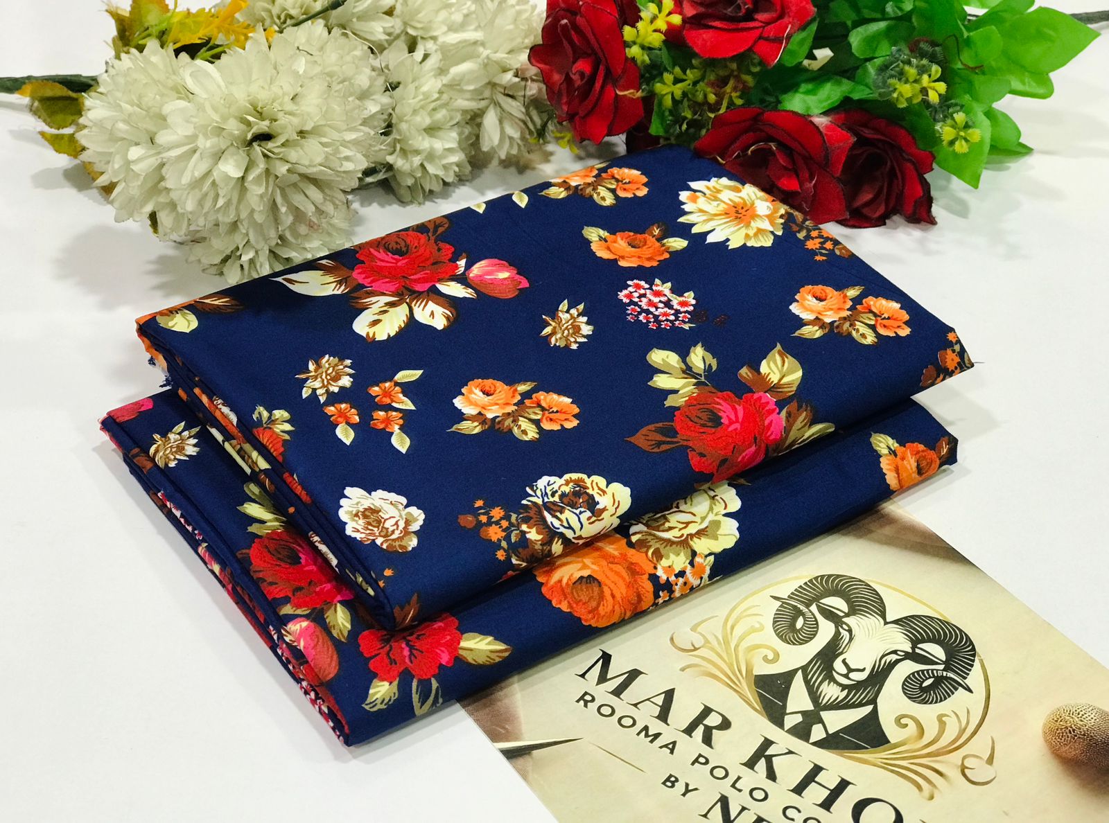 Ladies 2-Piece – Micro Polo Cotton with Floral Print